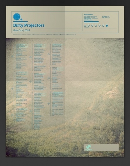 The Visual Mixtape on the Behance Network #graphicdesign #typography