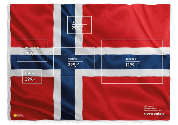 The Flag of Flags, Norwegian #destination #norway #flag #design #norwegian #travel #advertising