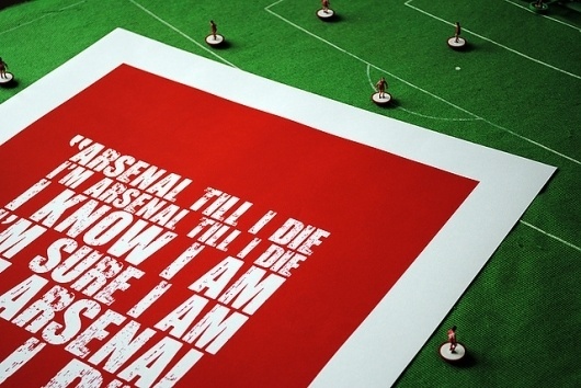 All sizes | arsenal_4 | Flickr - Photo Sharing! #red #arsenal #screenprint #song #poster #chant #football #green
