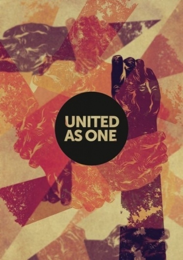 Orange Graphic #united #hands