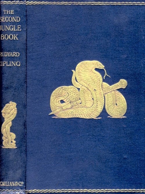 File:SecondJungleBookCover1895.jpg #cover #emboss #book