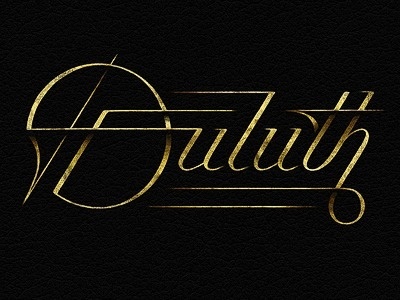 Dribbble - Duluth by Simon Ã…lander #type #lettering