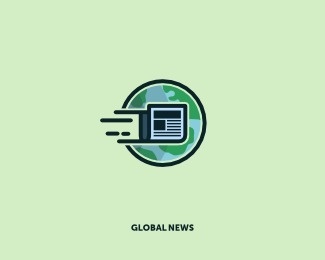 Global News #logo #branding #mark #news #globe