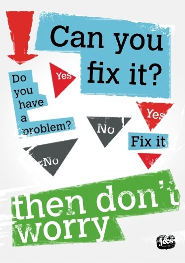Johnenstefan.nl #truth #worries #johnenstefan #problems #poster #no #typography