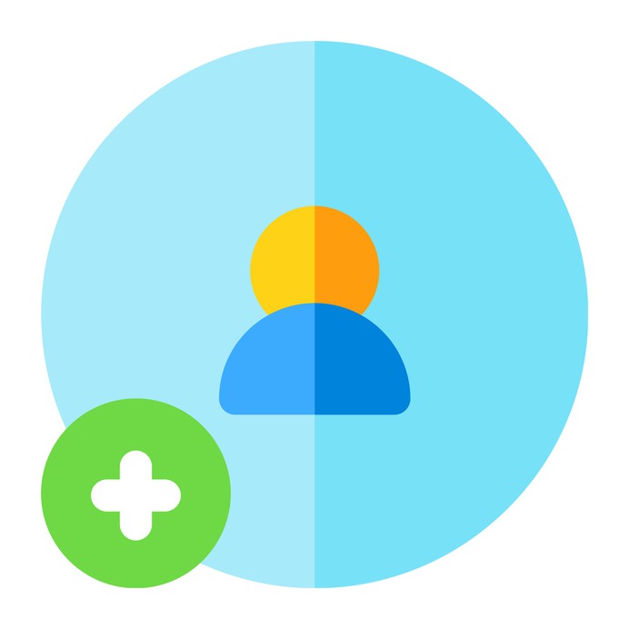 See more icon inspiration related to add, friend, user, add contact, shapes and symbols, add friend, users, friends, adding, social network, social media and people on Flaticon.