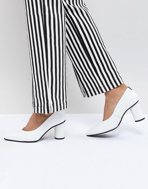 Selected | Selected – Pumps aus Leder mit runder Fersenpartie