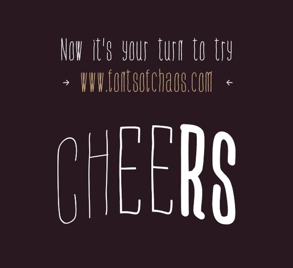 FONTS of CHAOS BLACKWOOD #fonts #font #typographism #typo #typography