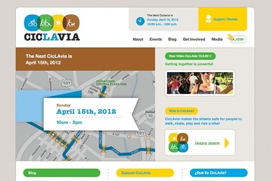 Ludlow Kingsley | Work | CicLaVia #interactive #webdesign