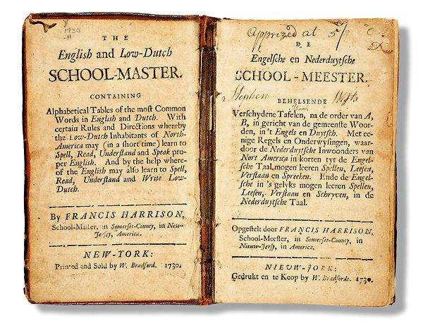 English Dutch Dictionary, 1730 #history #ny #school #print #book