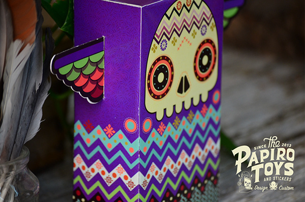 PAPER TOYS SERIE I on Behance #vector #mexico #illustration #quetzal #paper #toy