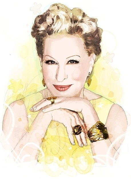 Hemisphere magazine / Mydeadpony / Brussels #glowing #bette #talent #shining #midler #star #actress