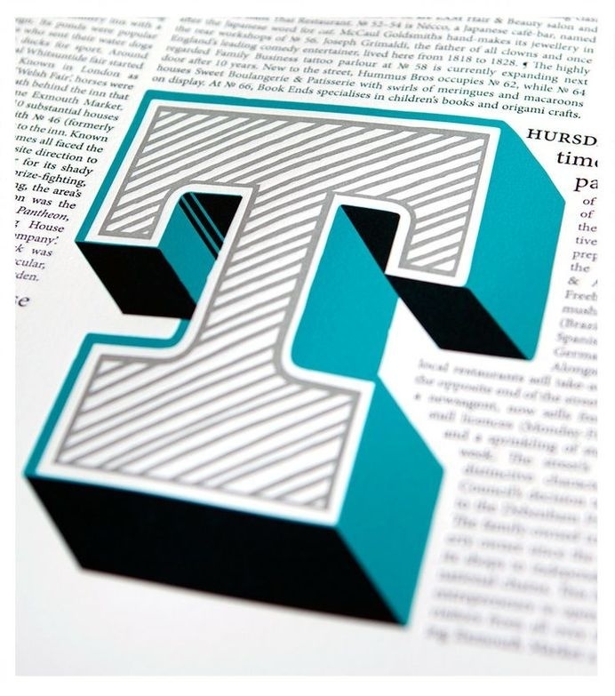 Exmouth Market Letterpress Print #layout