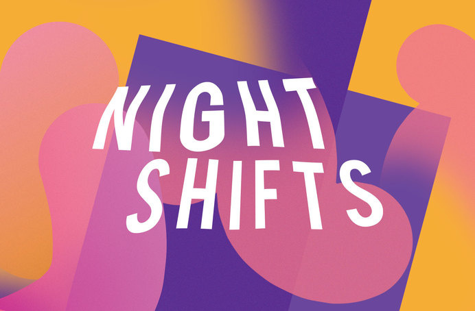 Night Shifts | Studio Beuro #shifts #yellow #beuro #night #studio #purple #colour