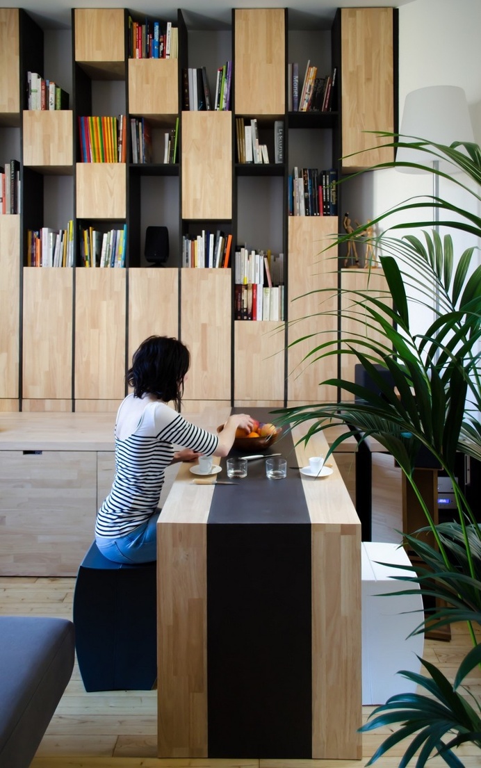 Small Bordeaux Apartment Revealing a Good Space Distribution