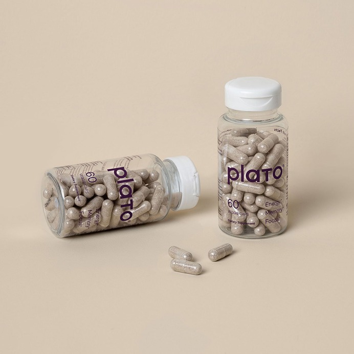 Plato - Mindsparkle Mag Plato is a daily herbal nootropic that can improve your memory, help you focus, and reduce symptoms of stress. Plato's identity and website were designed and realised with huge amounts of love by a huge team of creatives around the world. #logo #packaging #identity #branding #design #color #photography #graphic #design #gallery #blog #project #mindsparkle #mag #beautiful #portfolio #designer