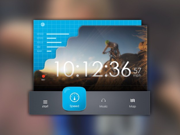 Music interface with blue progress bars Free Psd. See more inspiration related to Music, Design, Blue, Psd, Progress bar, Material, Progress, Interface, Selection, Horizontal, Bars, Interface design and Psd material on Freepik.