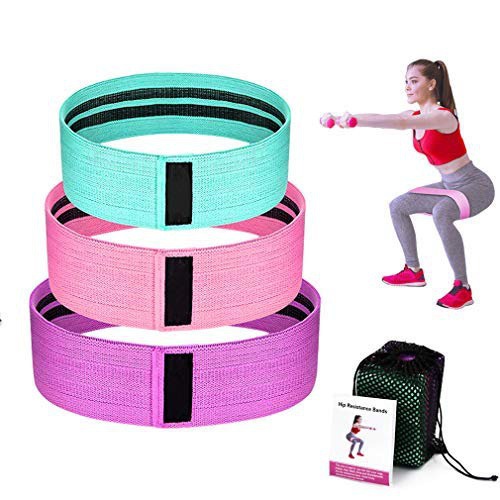 Resistance Bands for Legs and Butt,Exercise Bands Hip Bands Wide Booty Bands Workout Bands Sports Fitness Bands Stretch Resistance Loops Band Anti Slip Elastic
