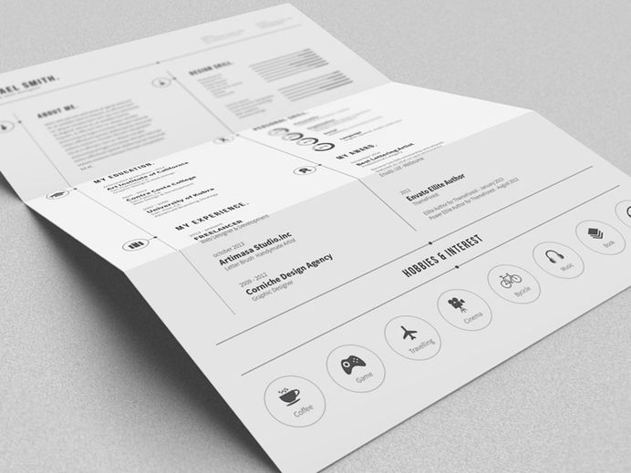 Free Minimalist Resume and Cover Letter Template