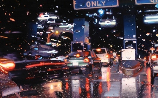 On a Rainy Day...Gregory Thielker's Paintings (Not Photos) - 8 Total - My Modern Metropolis #gregory #thielker #painting #realistic