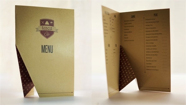 Tasca do Caffé - Brand & Ident on the Behance Network #menu #layout #typography