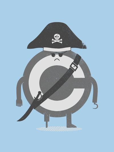 Pira-C #illustration #design #graphic #humor