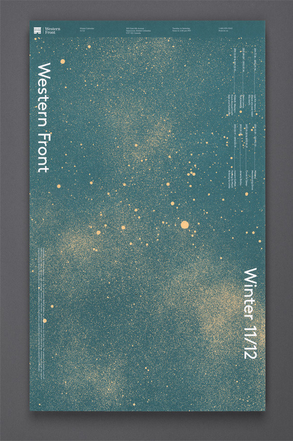 Western Front Winter Calendar — Post Projects #poster