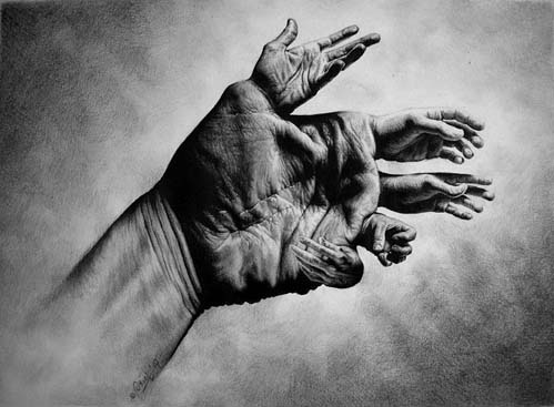 this isn't happiness™ (Oriol Angrill Jordà), Peteski #white #shading #hand #black #illustration #and #surreal #pencil