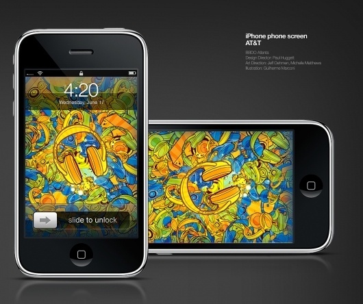 AT&T | JEFF OEHMEN #jeff #design #illustrations #att #mobile #oehmen