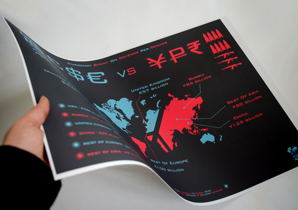 Peace One Day Infograph #infograph #infographics #print #design #graphic #screenprint #screen #illustration #poster #silk #typography