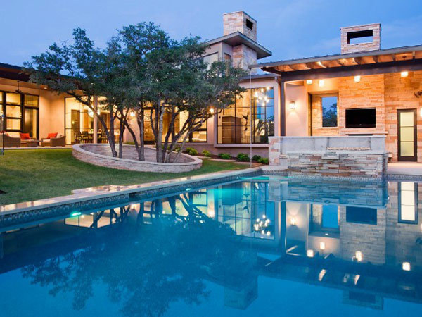 Hill Country Contemporary home (1) #architecture