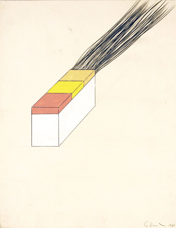 Gary Kuehn, 1966 #illustration #drawing #art