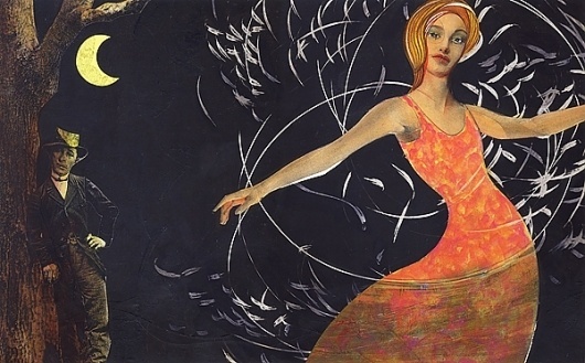 Madame Bovary #illustration #collage #painting