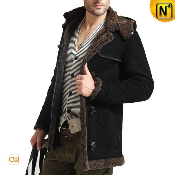 Men Sheepskin Jackets Black CW877138 #sheepskin #jackets #men