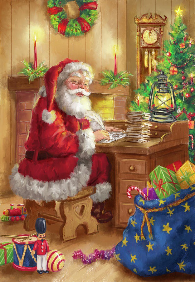 christmas paint by number & step by step easy christmas paintings #painting