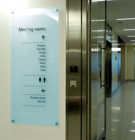 Accenture Fenchurch St. wayfinding on the Behance Network #way #finding #environmental #graphics #directions