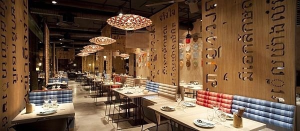 Asian interior design for LAH! Restaurant #interior #asia #design