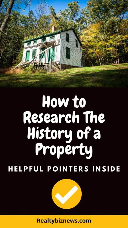 How to research the history of a house