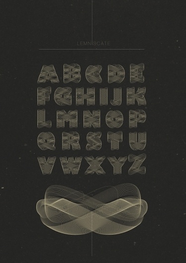 Lemniscate on Typography Served #typeface #typography