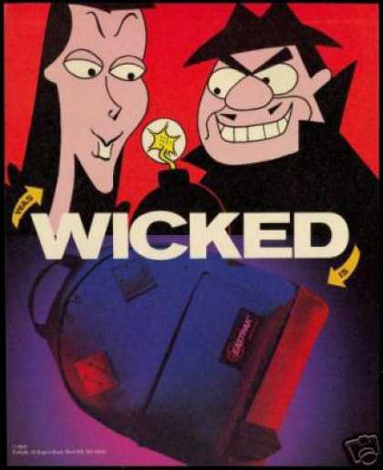 Boris and Natasha Wicked Art Eastpak Backpack (1990)