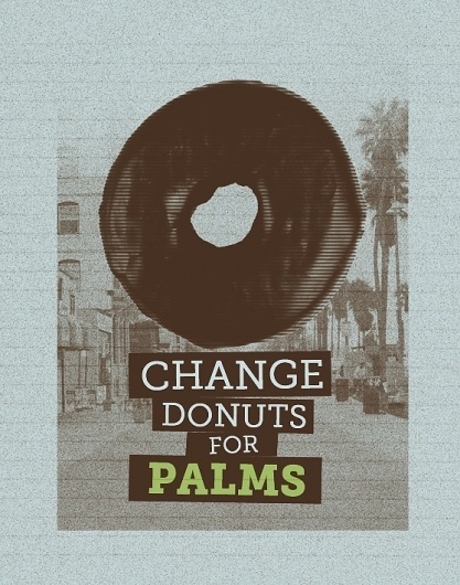CHANGE DONUTS FOR on the Behance Network #print #art #creative #photography #digital #donuts