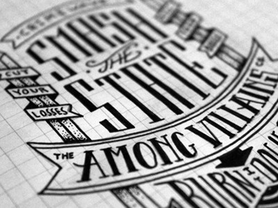 Dribbble - Smash the State by Jason Carne #type #lettering #vintage #apparel