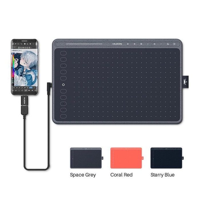 HUION HS611 Graphic Tablet - Shop For Gamers