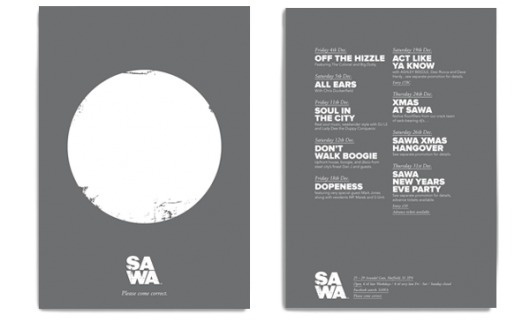 The Hyspanic Gentleman » Blog Archive » Sawa #design #graphic #branding #typography