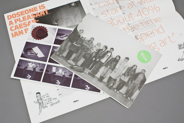 woo magazine #white #& #black #grid #spot