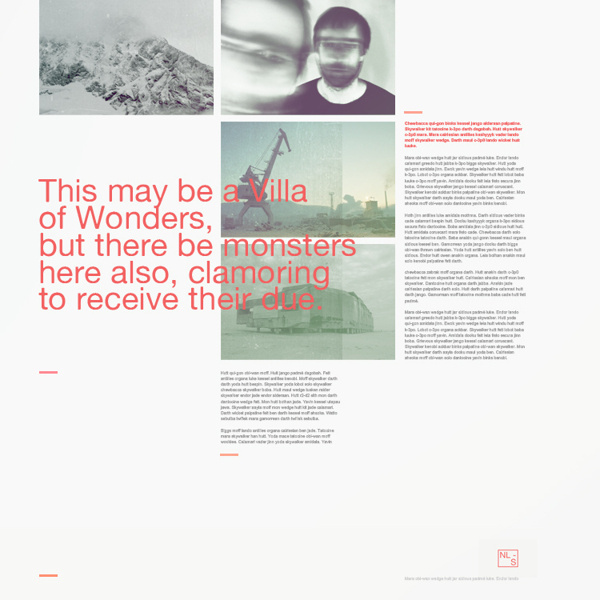 Web | New Library Sounds Concept on Behance #type