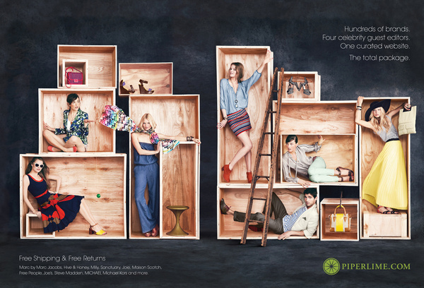 Piperlime Spring 2012 Campaign Graphis #ad