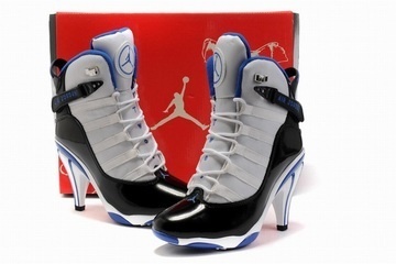 Nike Air Jordan 6Ring Heels White Black/White/Blue #shoes
