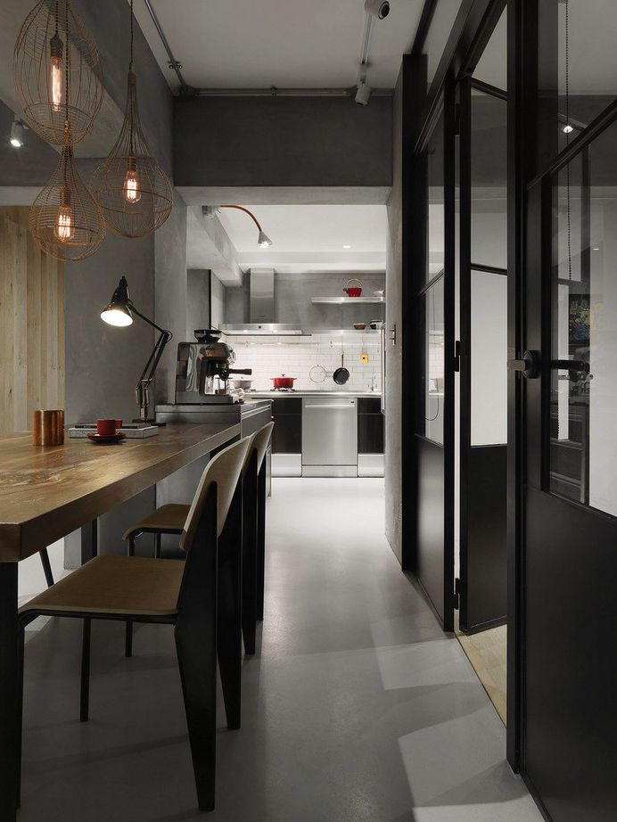 Honeycomb Apartment in Taipei, Two Books Space Design 4