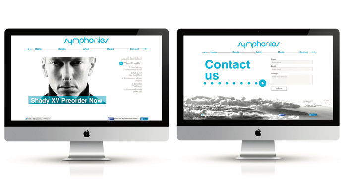 Symphonies #Web #Design