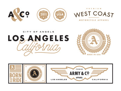 Army & Co #lettering #logos